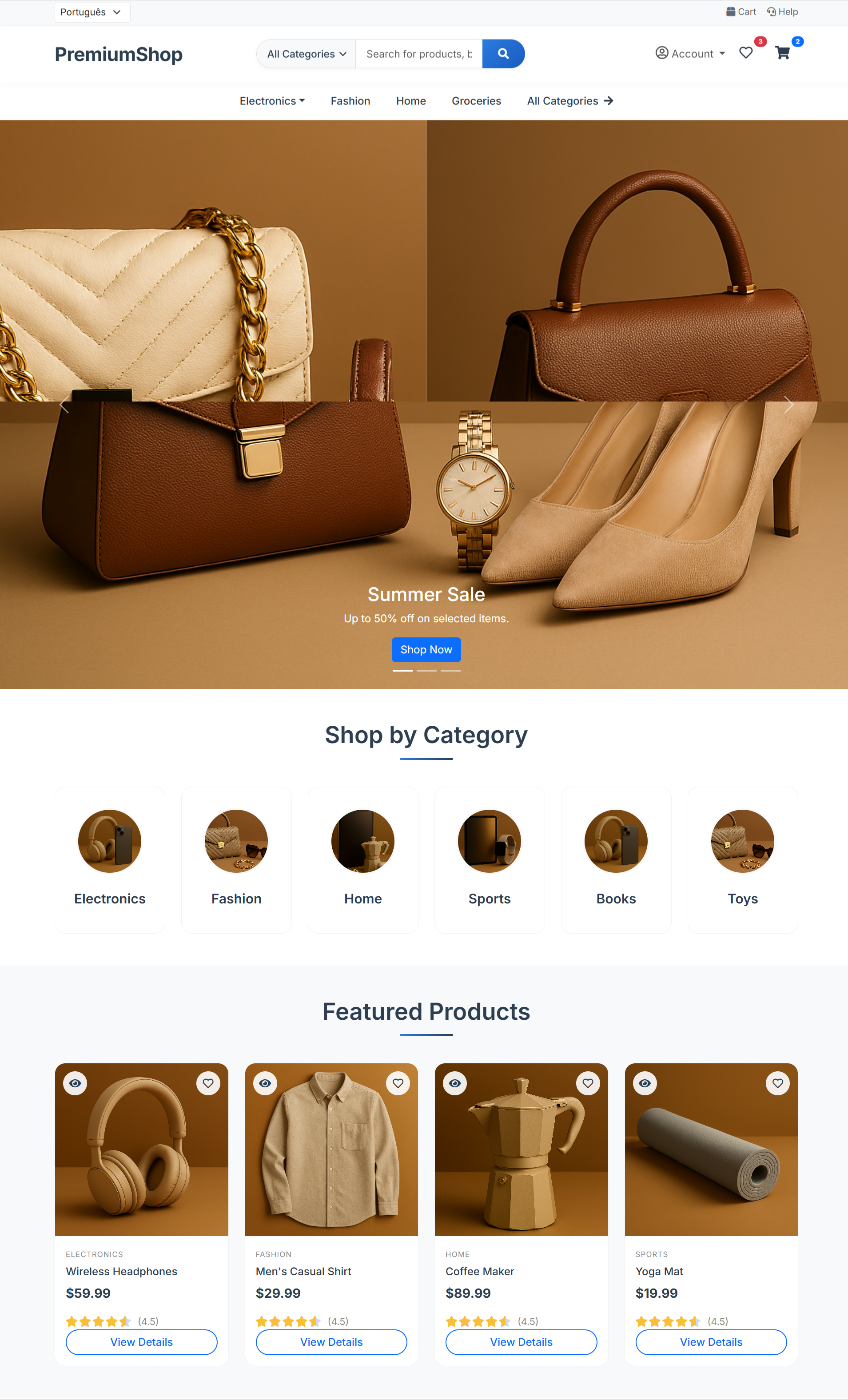 Standard demo preview